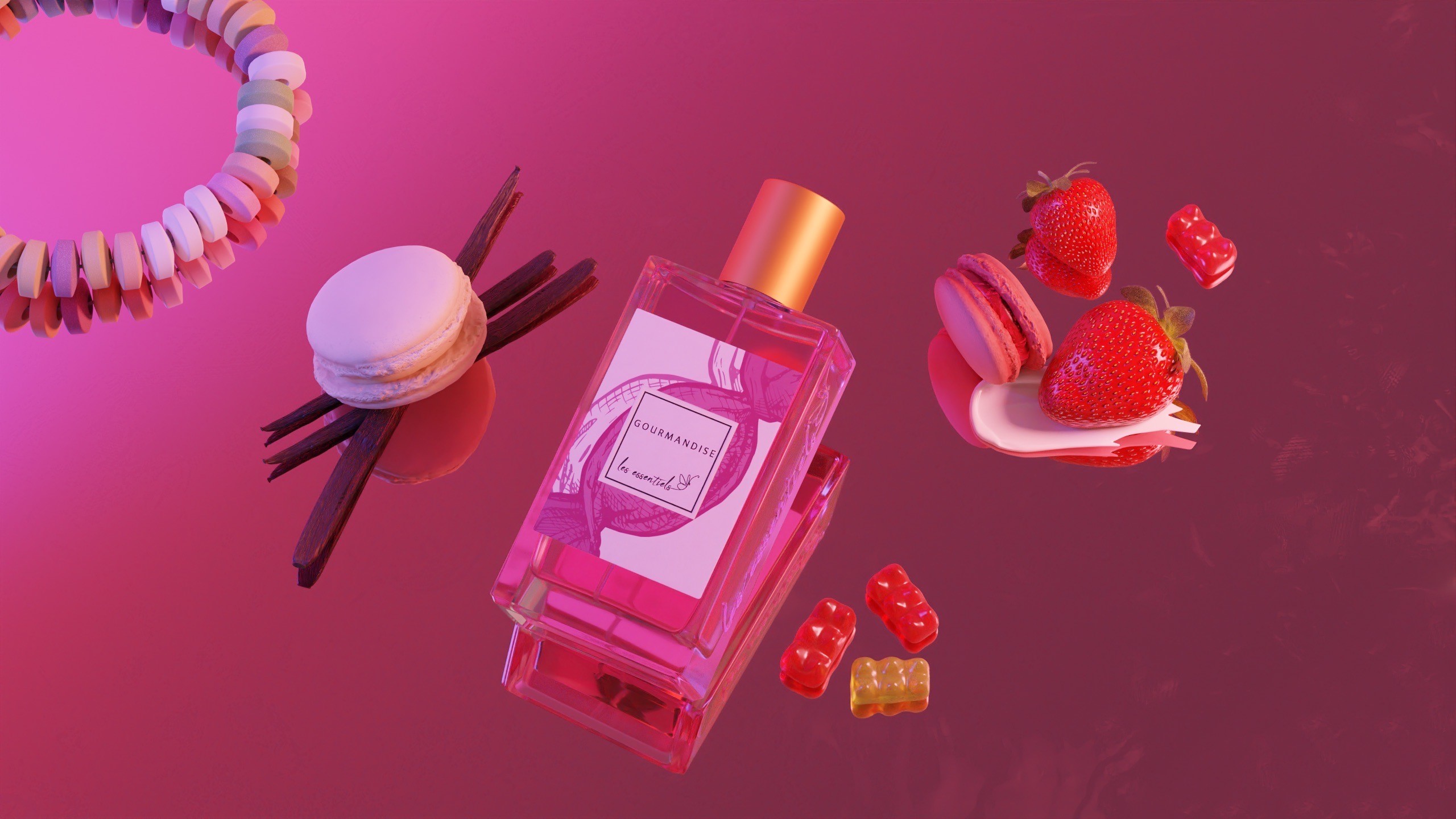 Parfum d'ambiance fraise tagada  La gourmandise s'invite chez vous !